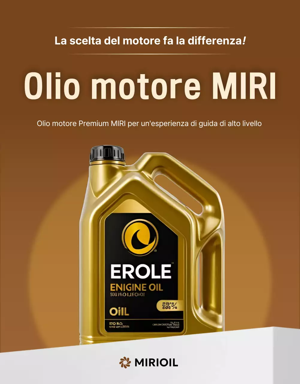 pubblicità di auto moderna marrone