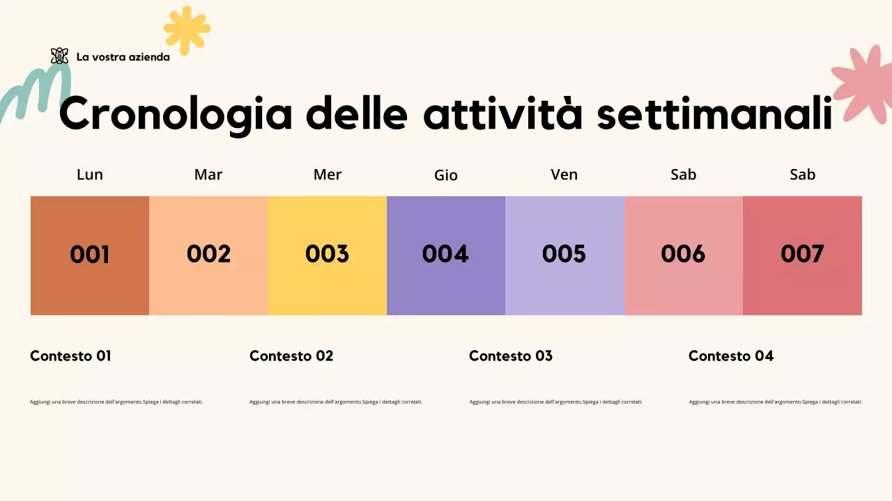 Presentazione didattica giocosa beige