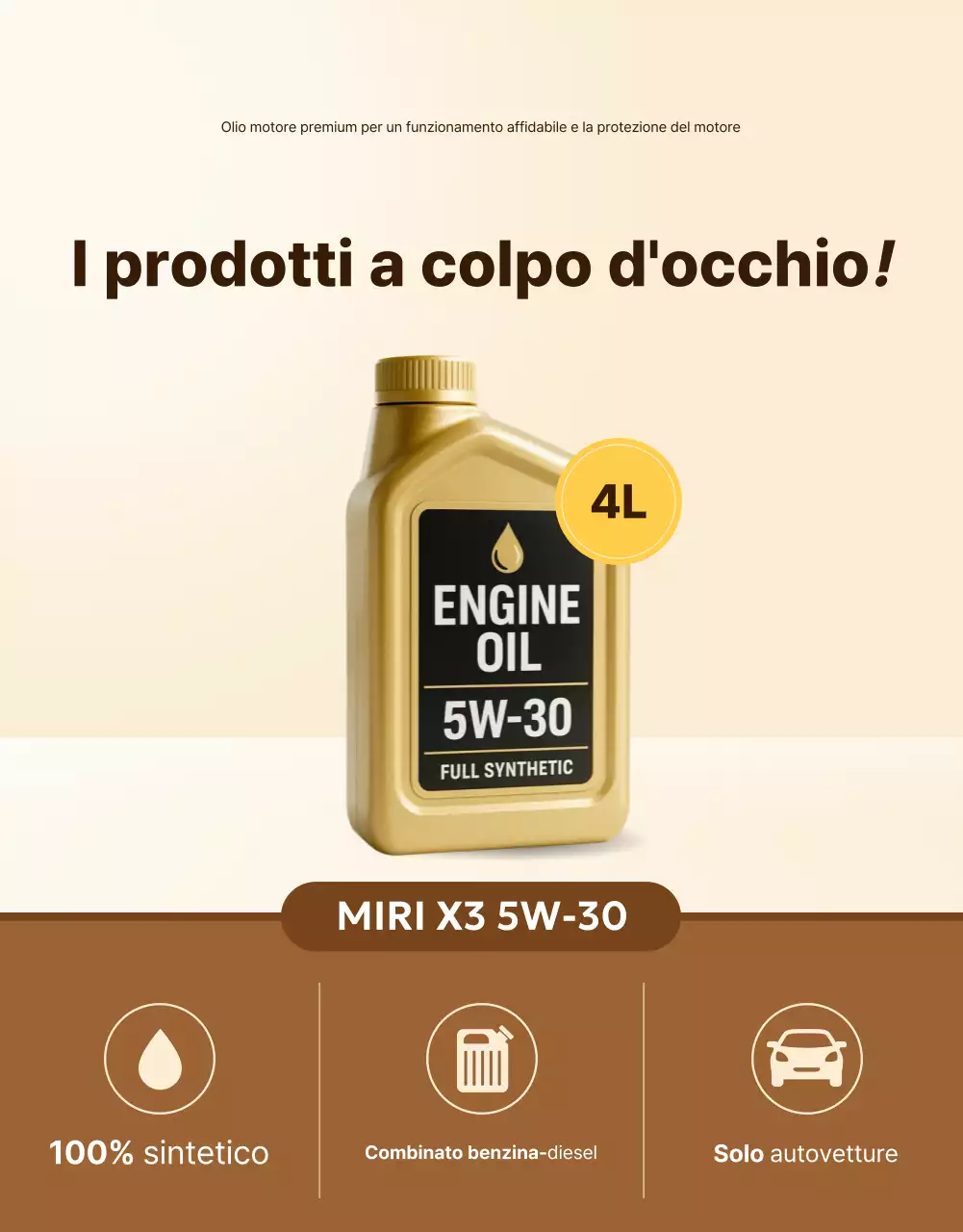 pubblicità di auto moderna marrone
