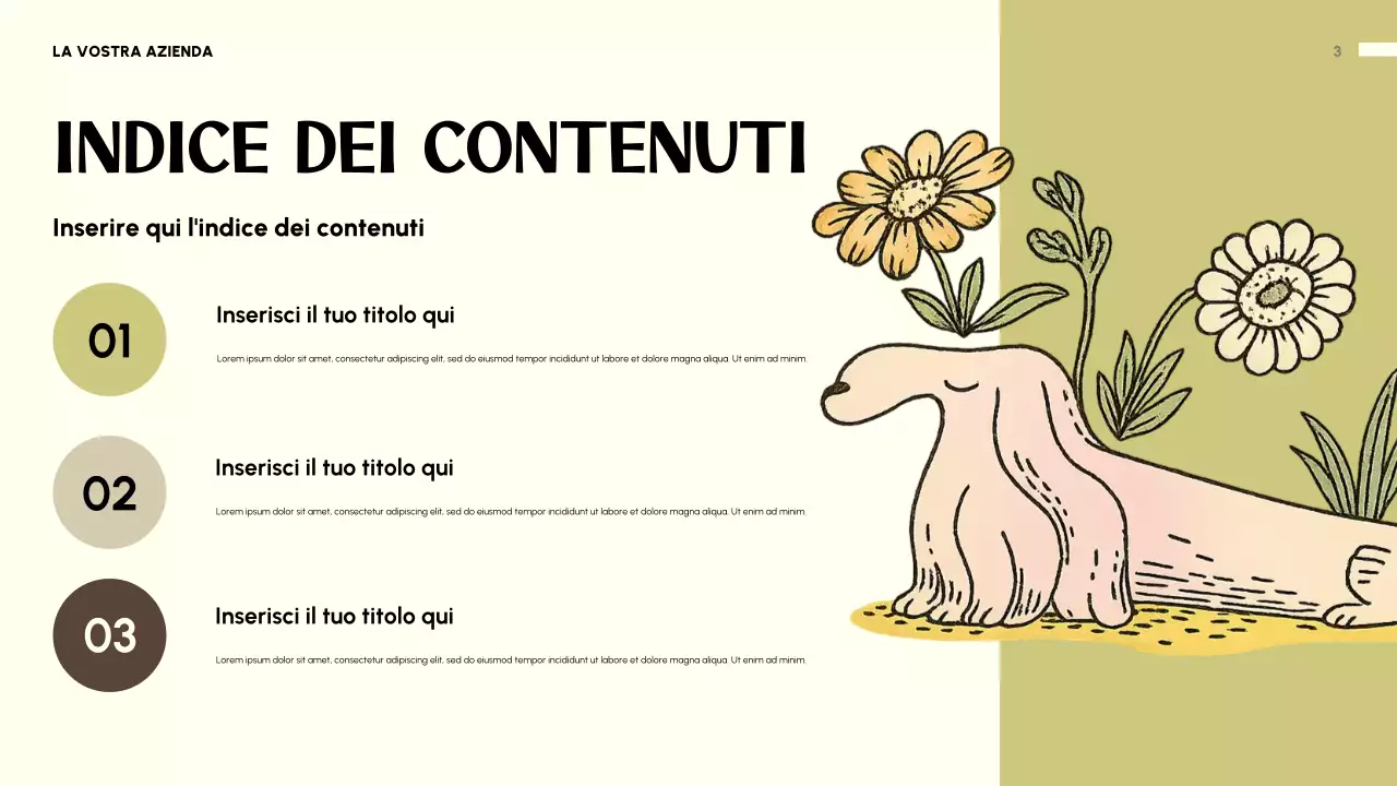 Presentazione dell'invito con animali giocosi beige