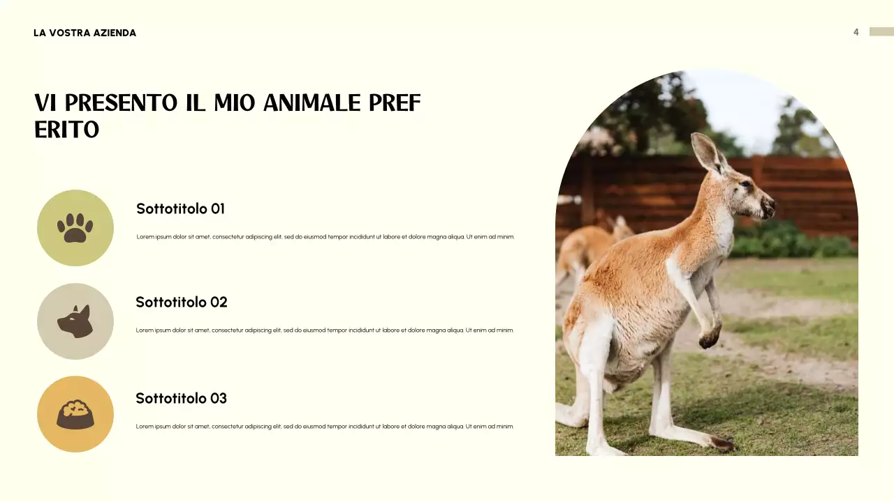 Presentazione dell'invito con animali giocosi beige