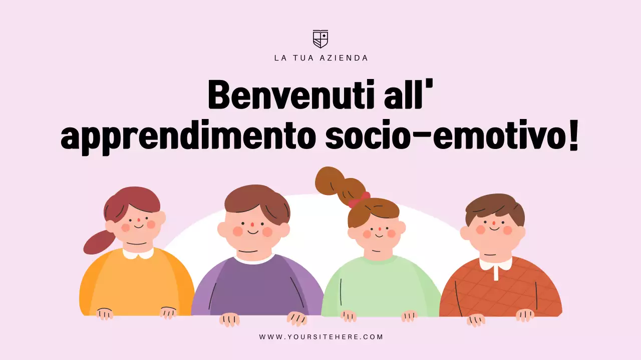 Presentazione dell'annuncio di Pink Modern Education