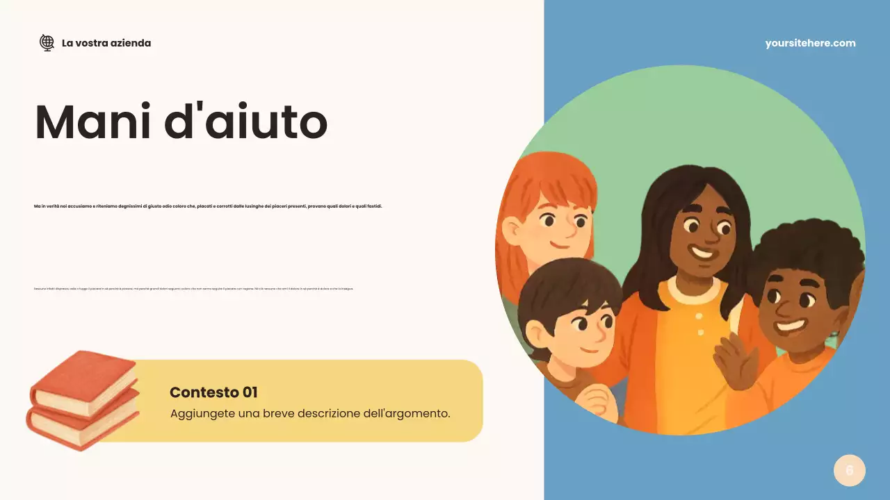 Presentazione dell'annuncio per l'aula Beige Friendly