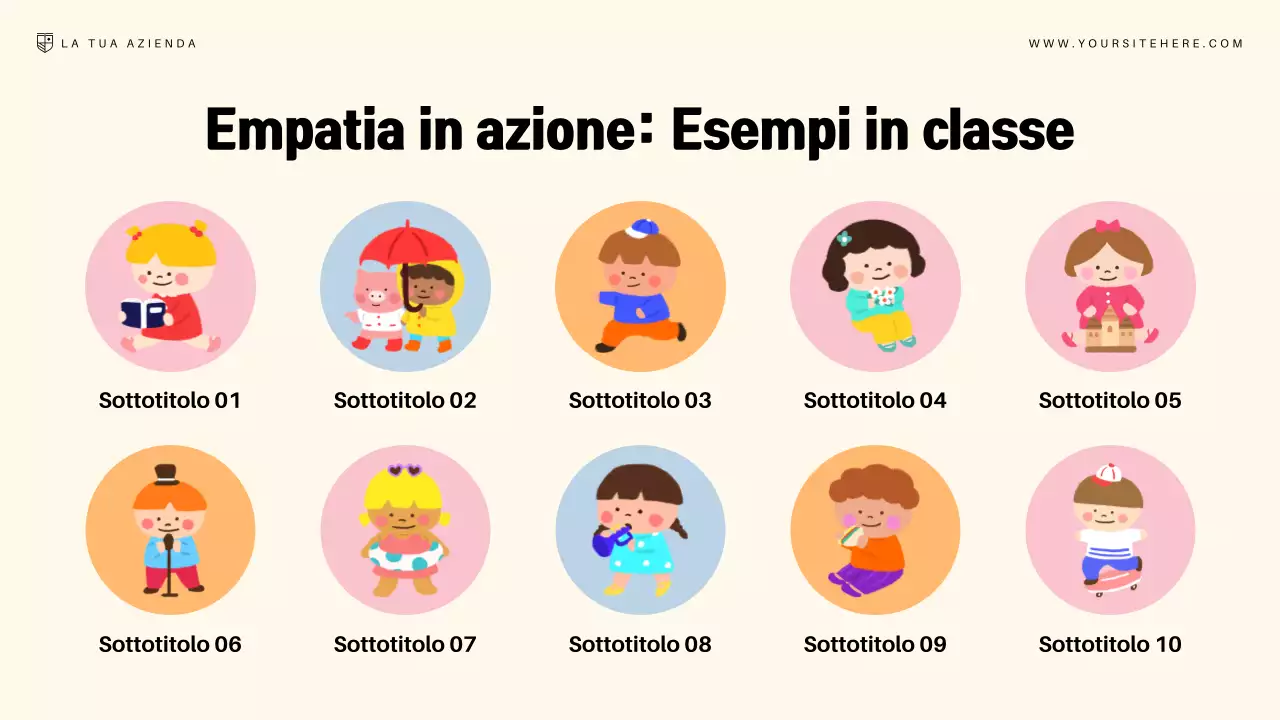 Presentazione dell'annuncio di Pink Modern Education