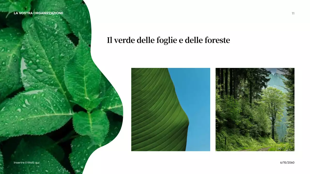 Presentazione introduttiva sulla natura astratta arancione