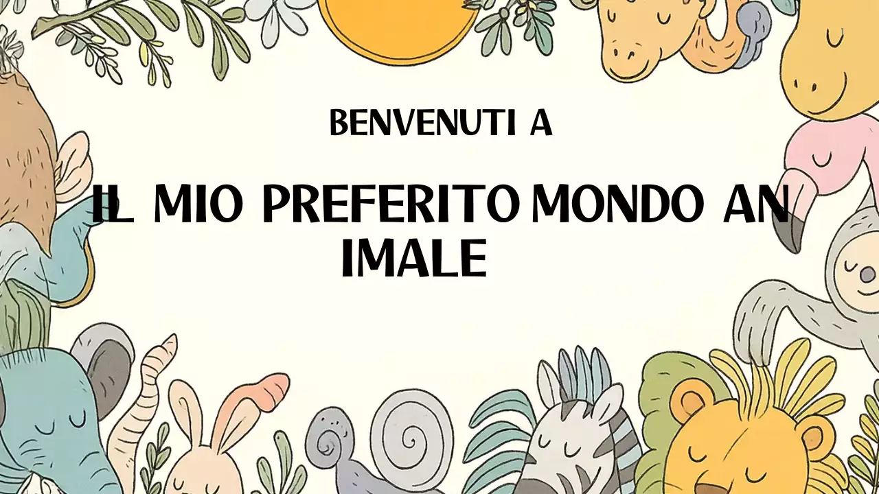 Presentazione dell'invito con animali giocosi beige