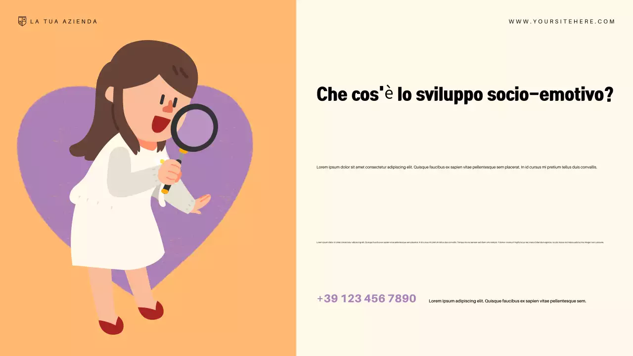 Presentazione dell'annuncio di Pink Modern Education