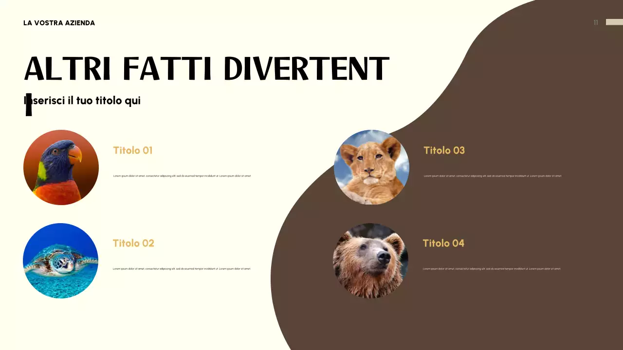 Presentazione dell'invito con animali giocosi beige