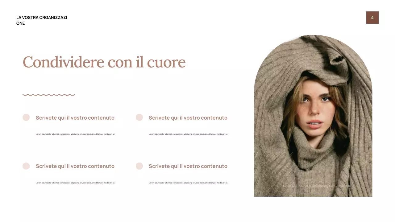 Presentazione dell'invito allo spettacolo Beige Classic