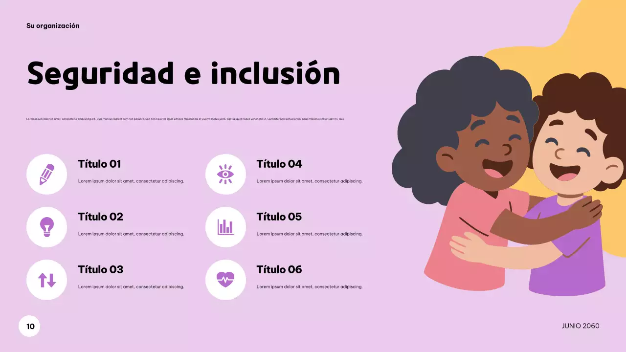 Presentación musical colorida y lúdica