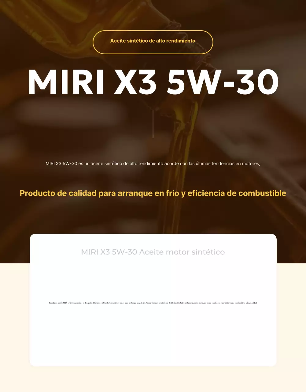 Anuncio de coche moderno marrón