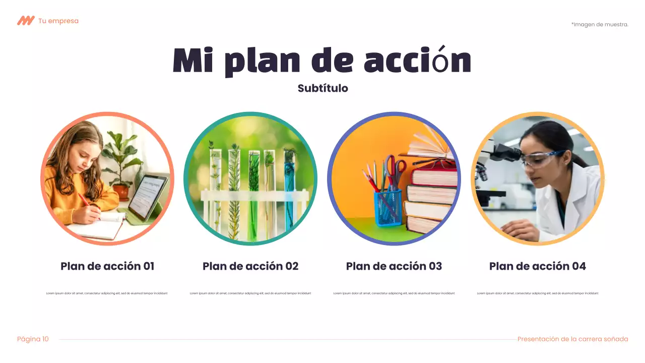 Presentación de la carrera de Modern Dream en morado y naranja