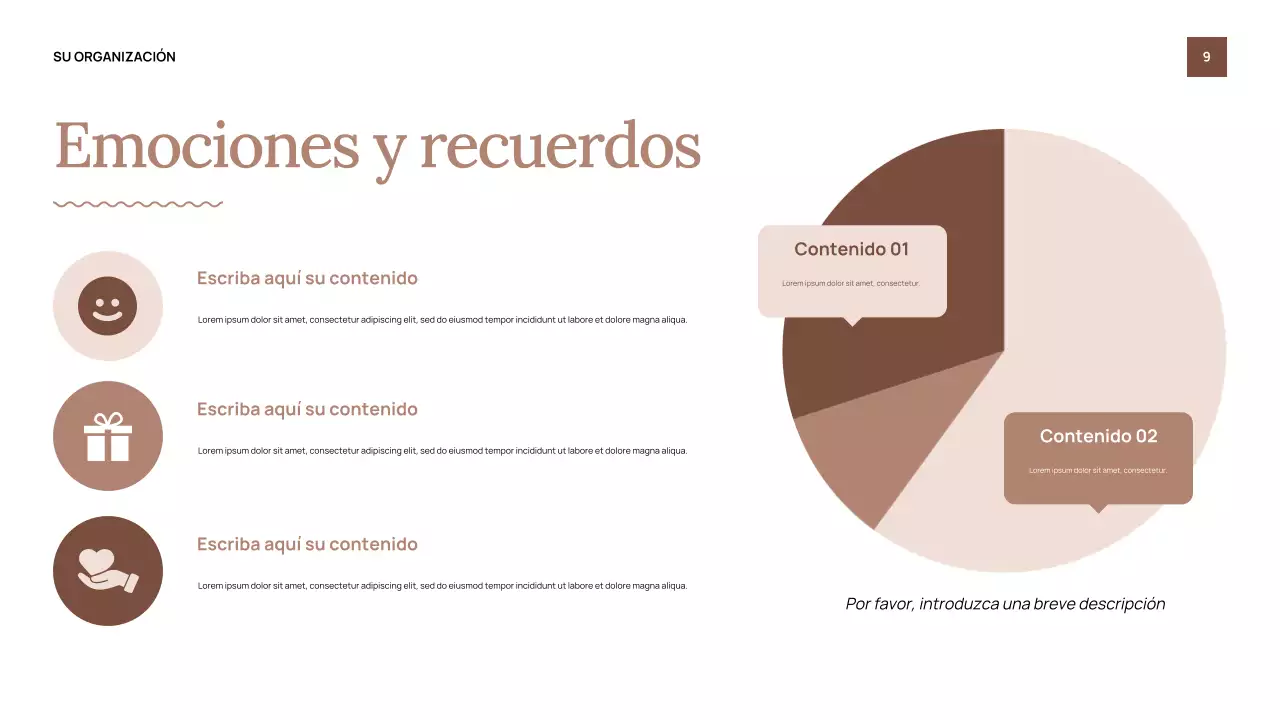 Presentación de invitación al espectáculo clásico beige