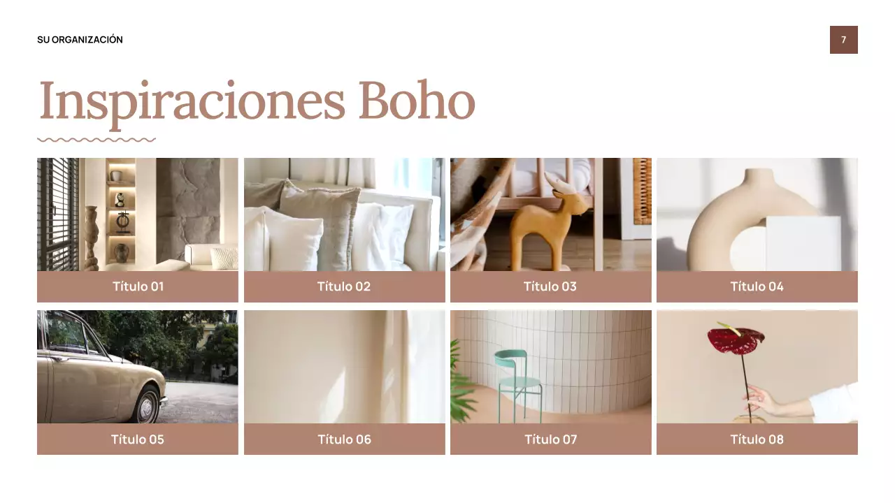 Presentación de invitación al espectáculo clásico beige