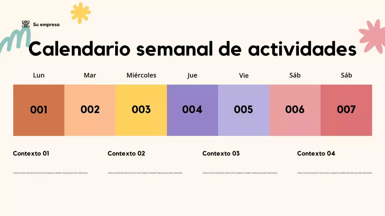 Presentación educativa lúdica en beige