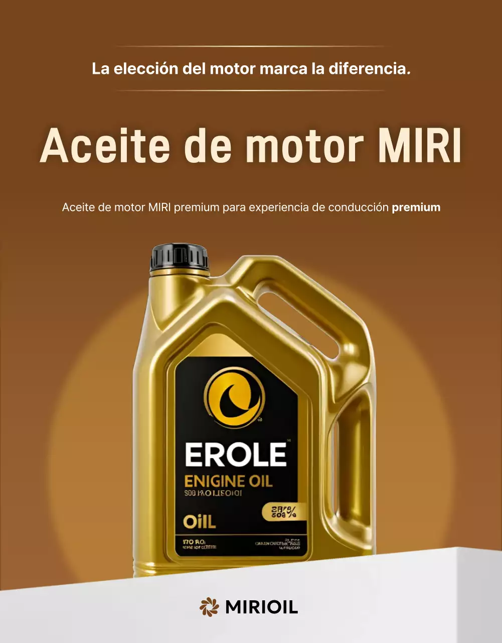 Anuncio de coche moderno marrón