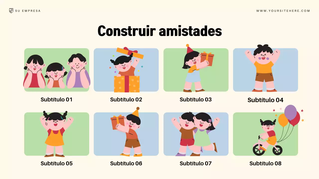 Presentación del anuncio de educación moderna rosa