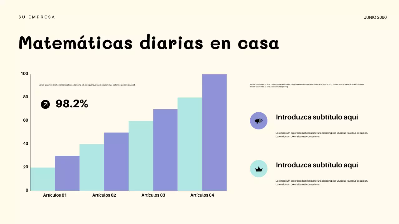 Presentación de invitación para jardín de infantes lúdica de color naranja