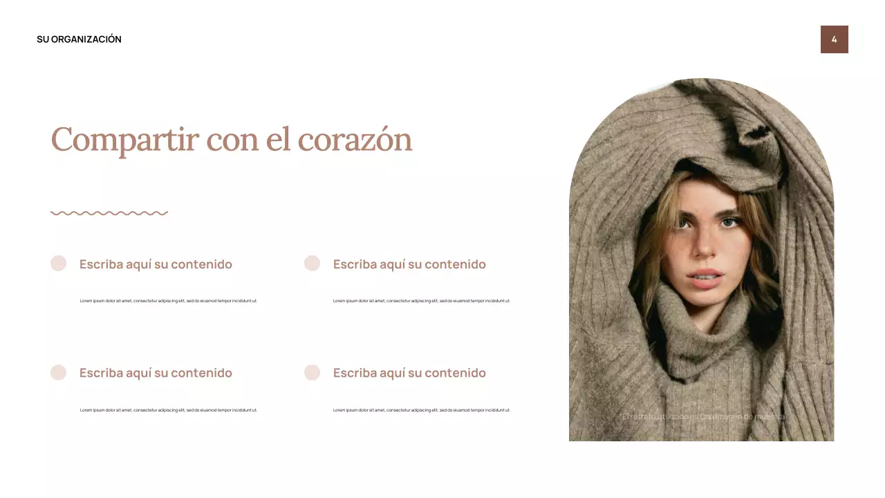 Presentación de invitación al espectáculo clásico beige