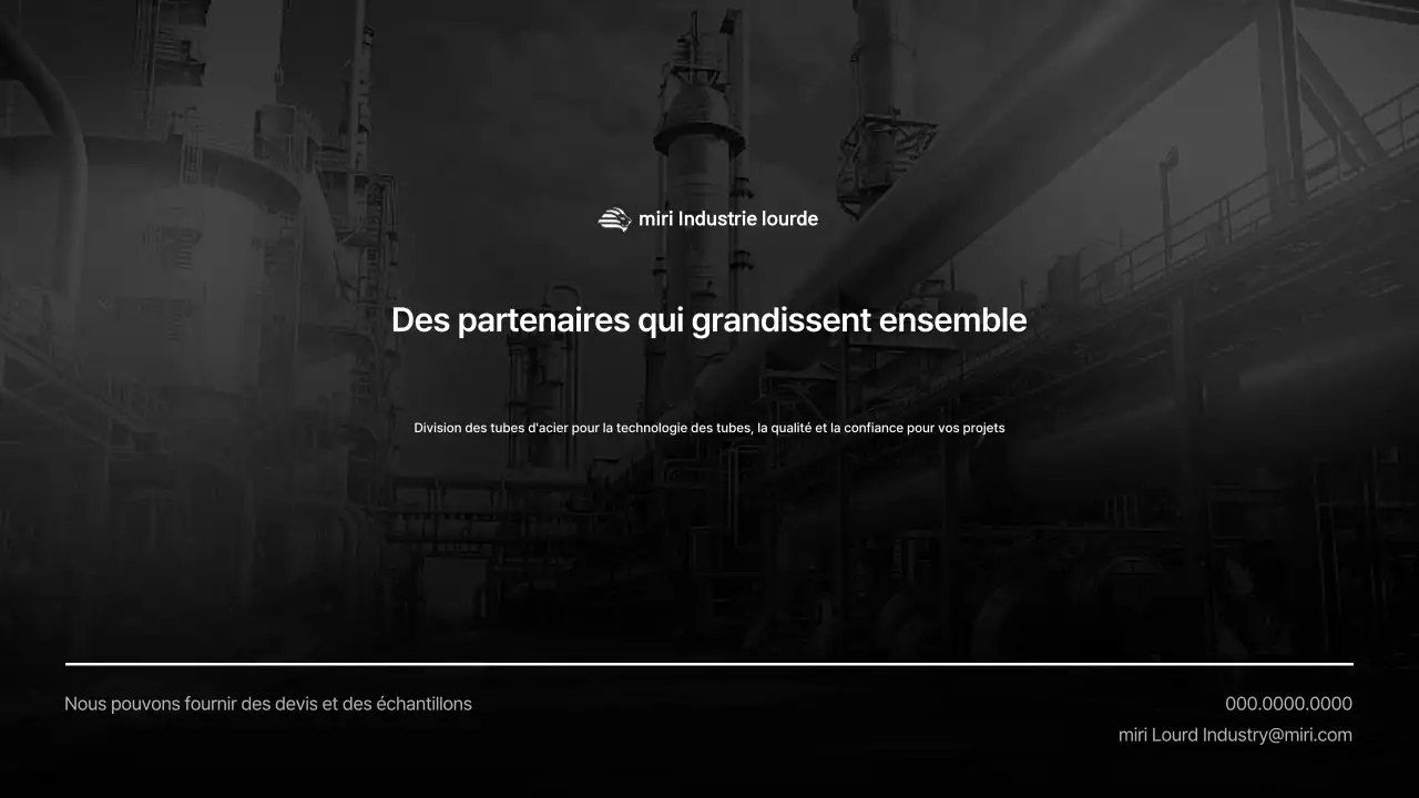 Présentation des produits Black Modern Technology