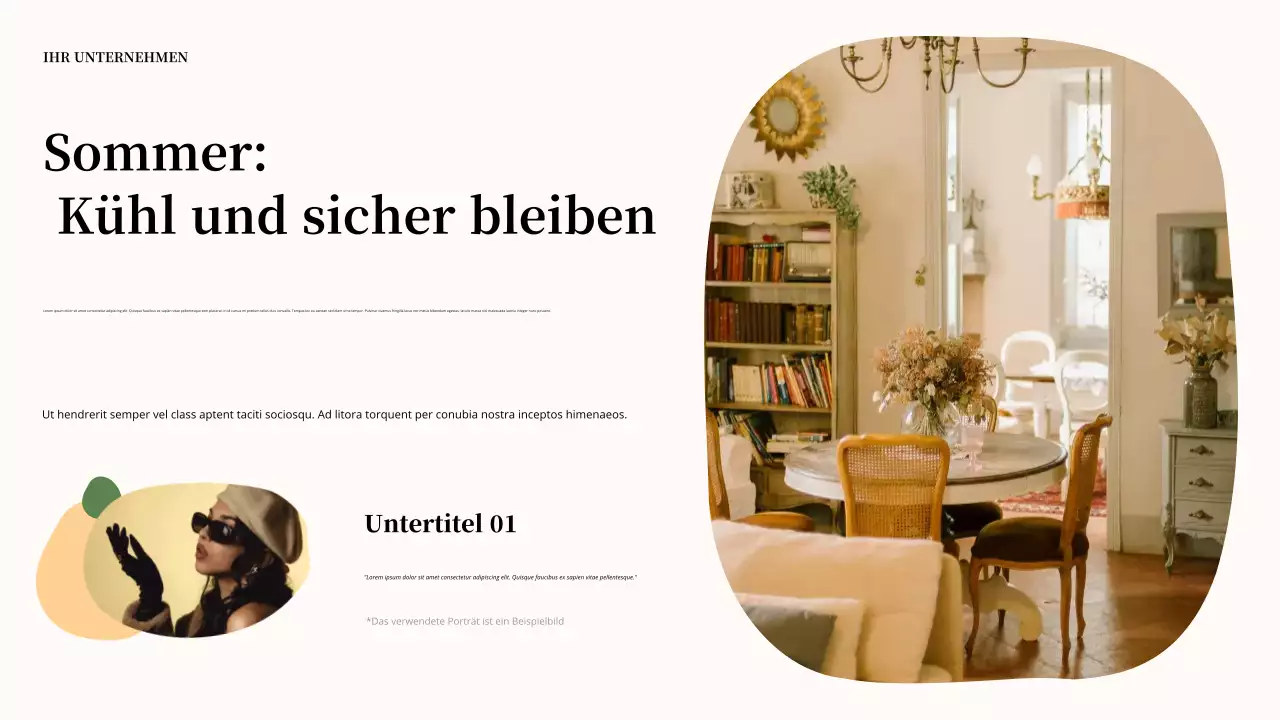 Grüne Natur Jahreszeiten Präsentation