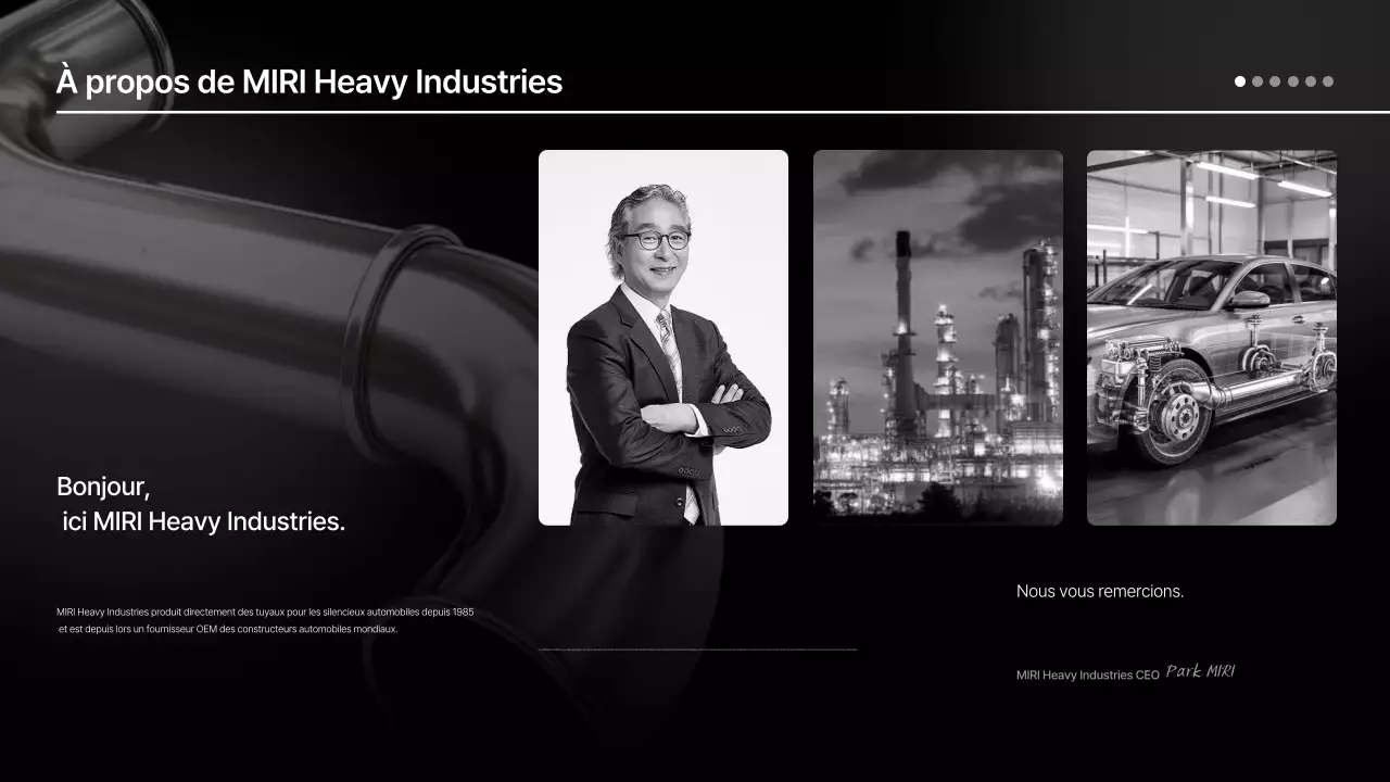 Présentation des produits Black Modern Technology