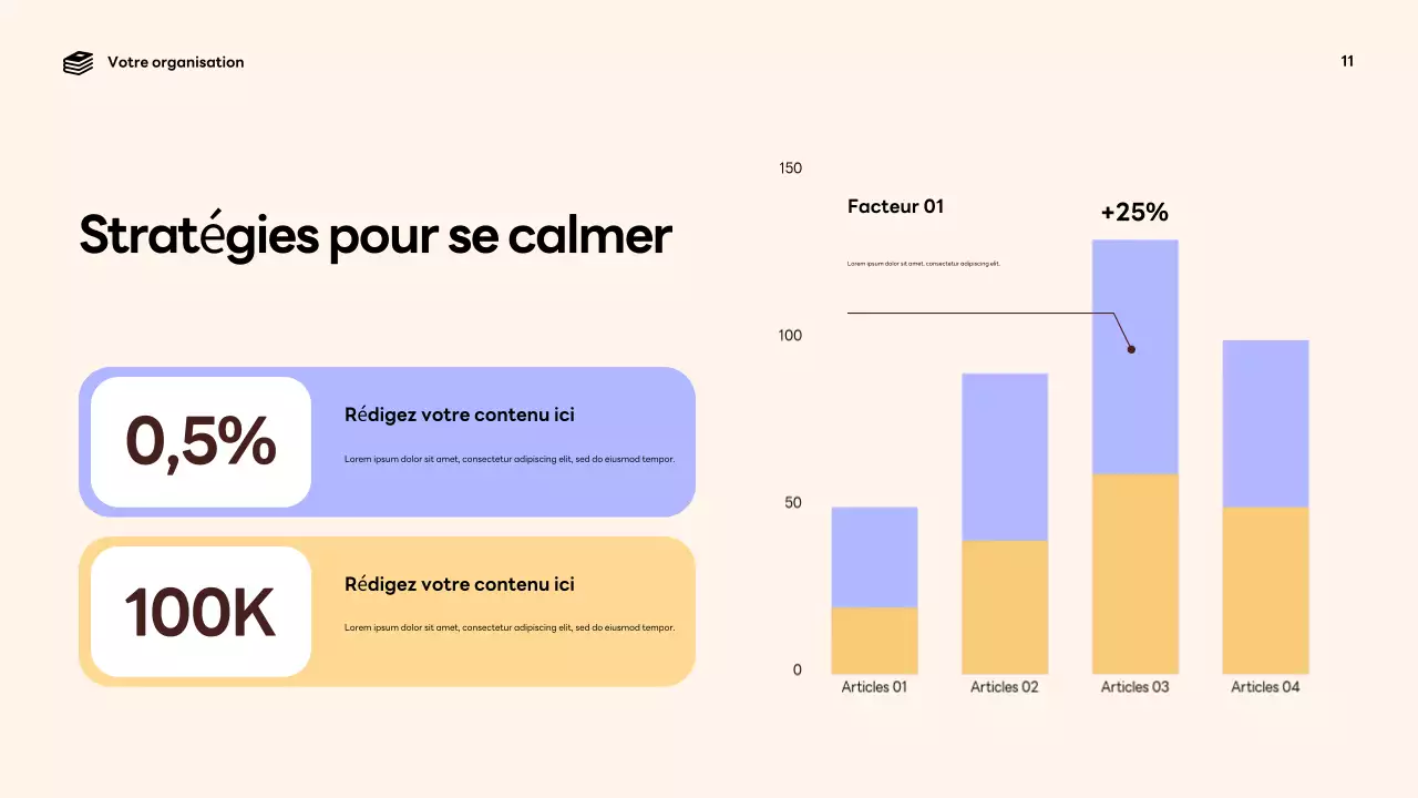 Présentation de l'annonce des émotions ludiques et colorées
