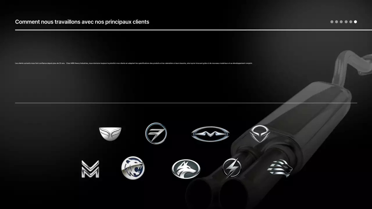 Présentation des produits Black Modern Technology