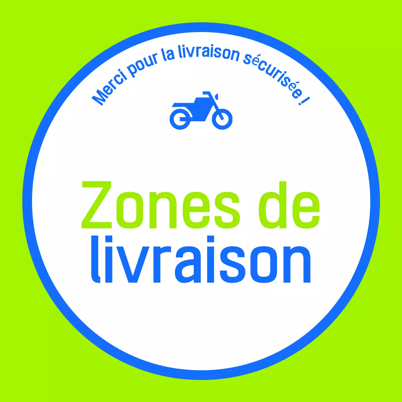Guidage des zones de retrait de livraison à l'aide de couleurs accrocheuses
