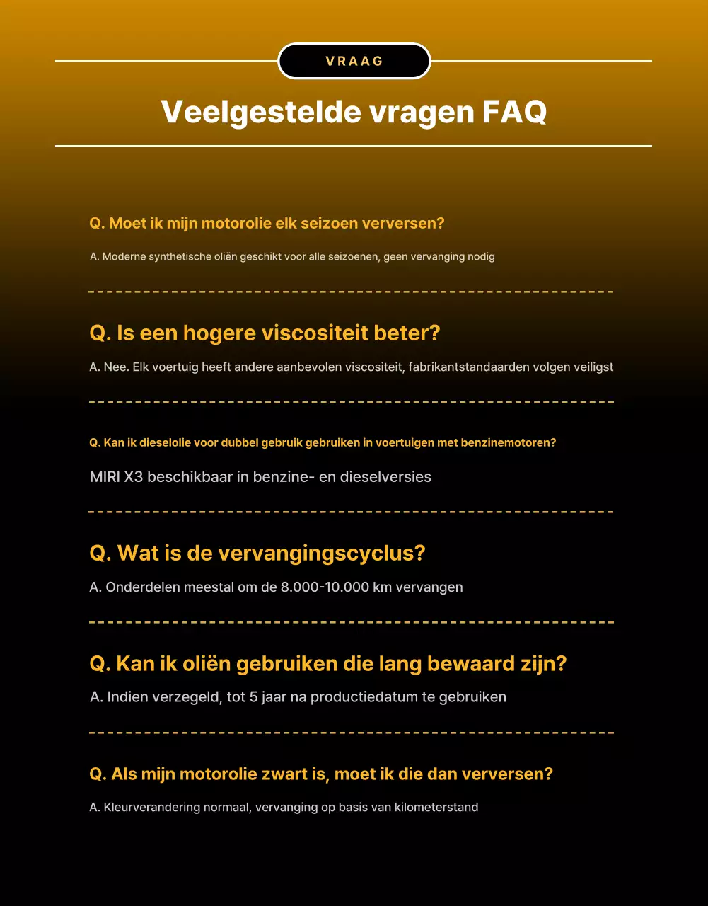 Promotie voor de verkoop van gouden luxe motorolie