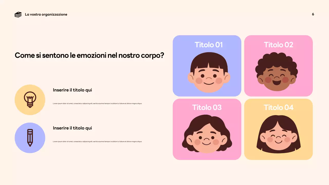 Presentazione dell'annuncio di Emozioni Colorate e Giocose