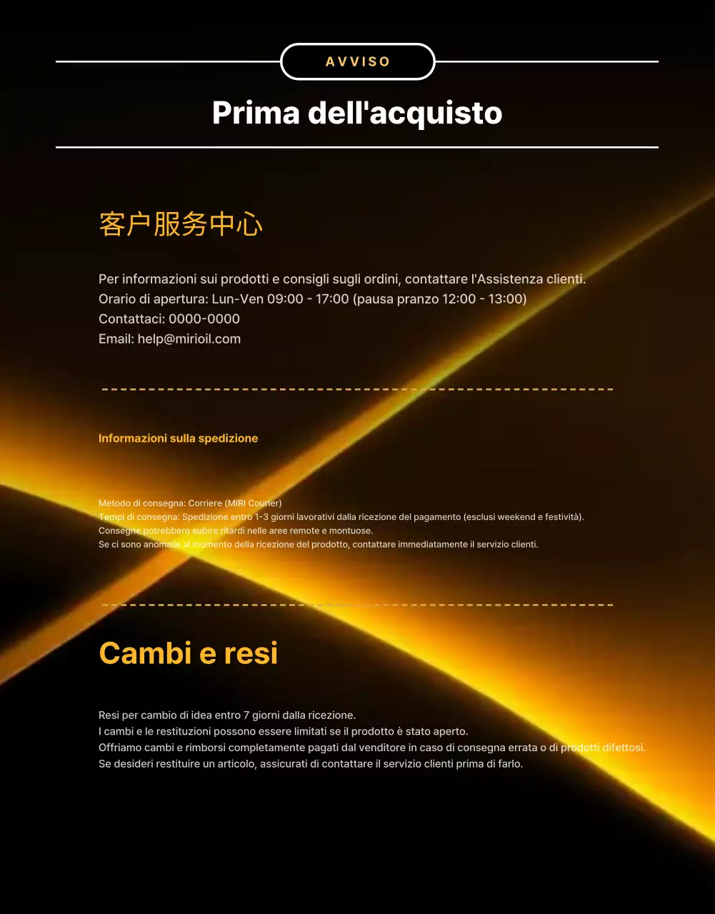 Promozione delle vendite di olio motore di lusso dorato