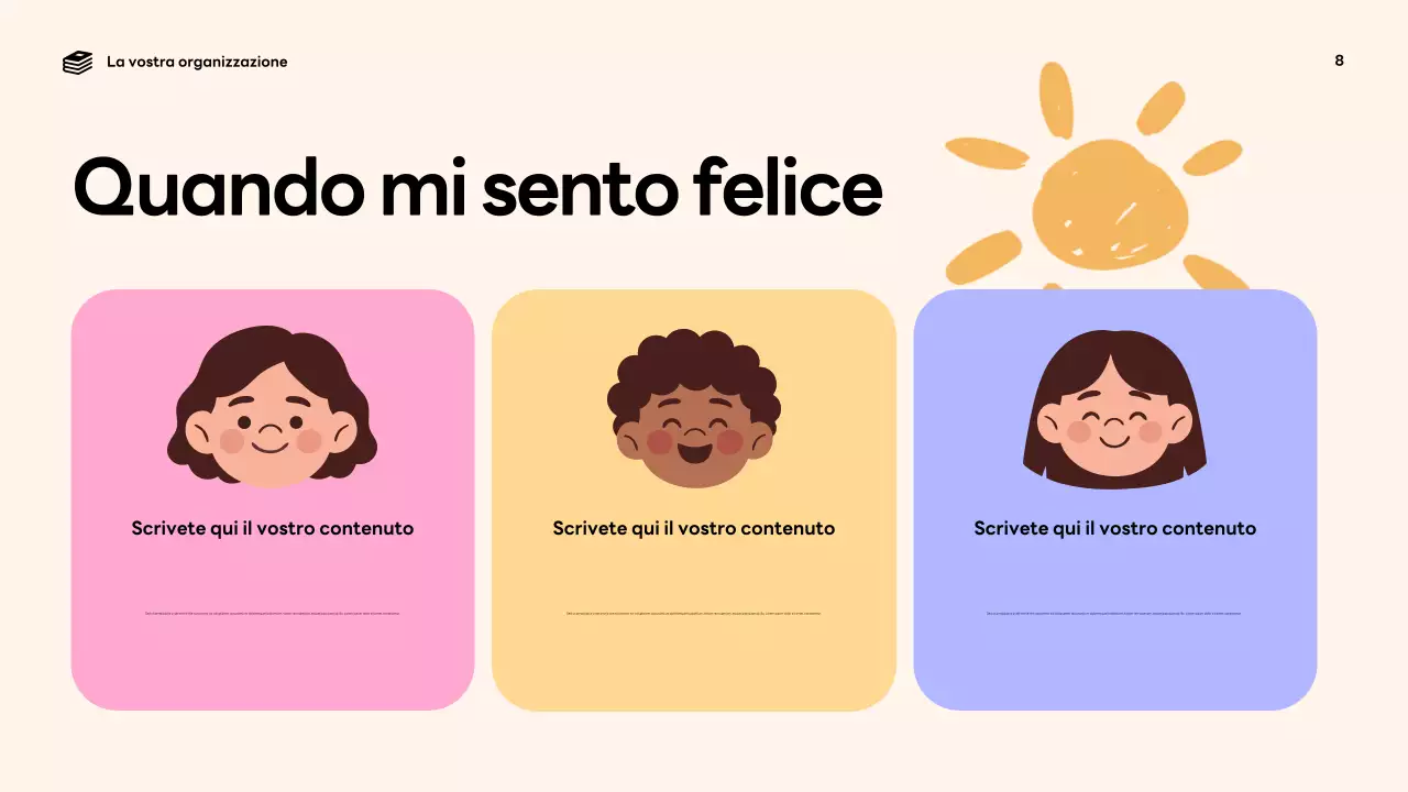 Presentazione dell'annuncio di Emozioni Colorate e Giocose