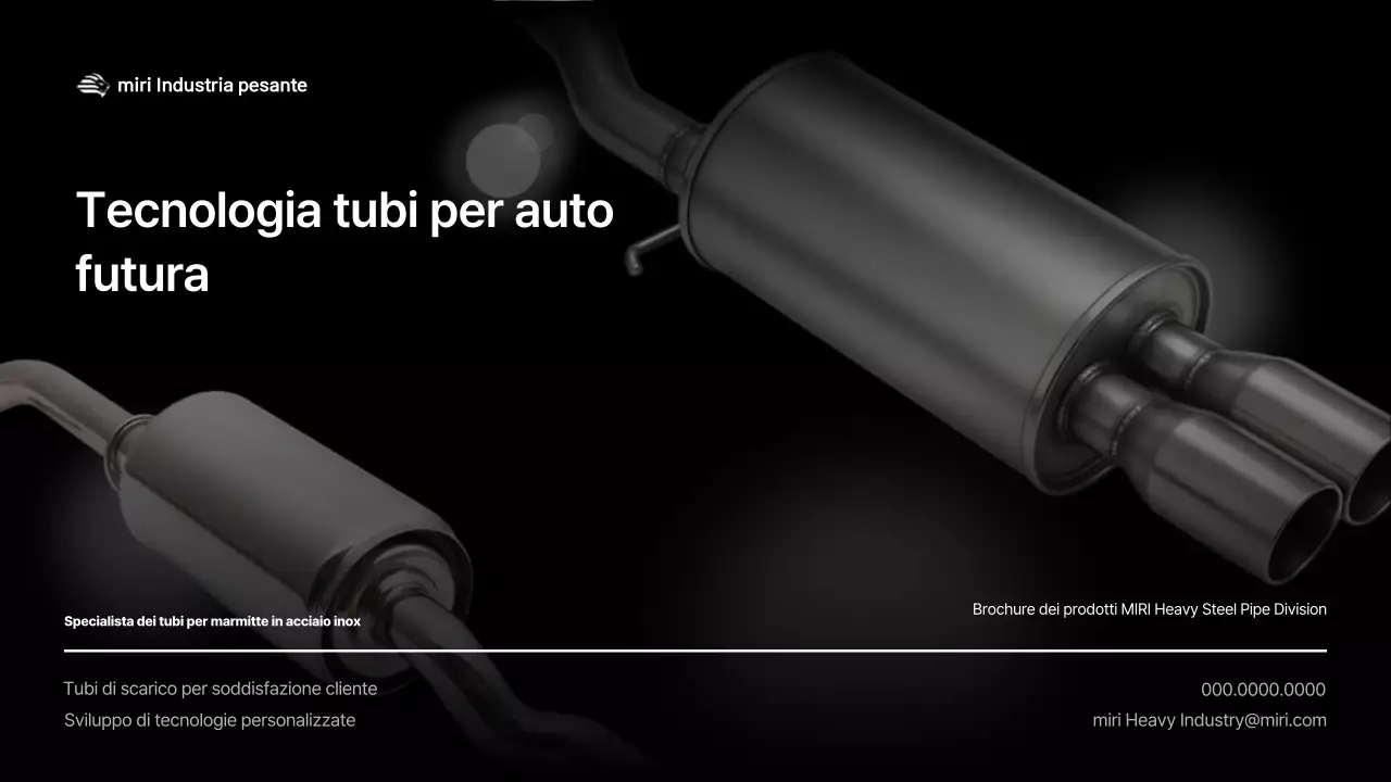 Presentazione dei prodotti Black Modern Technology