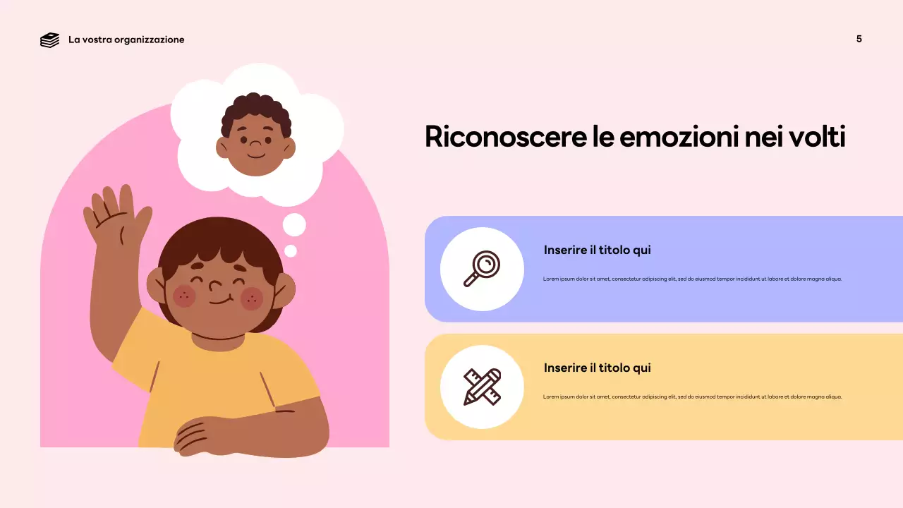 Presentazione dell'annuncio di Emozioni Colorate e Giocose