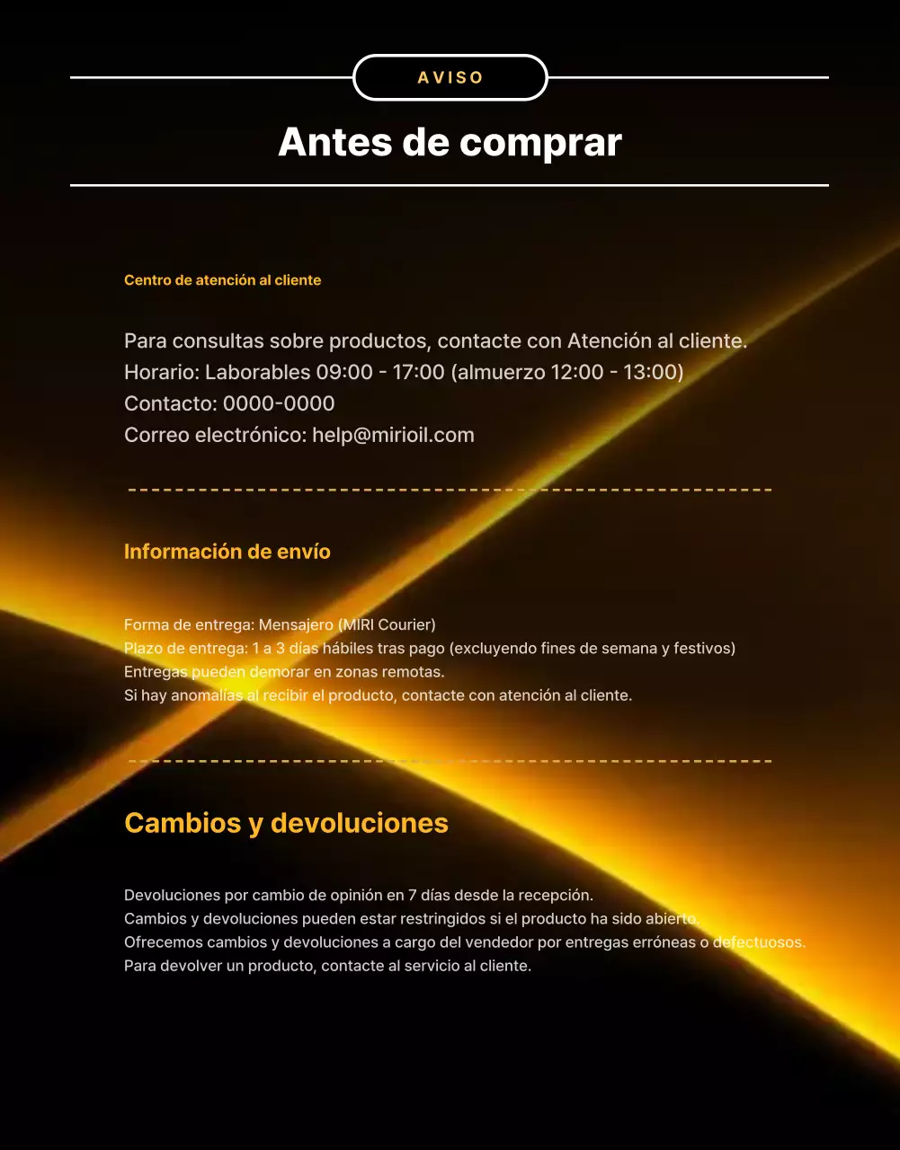 Promoción de ventas de aceite de motor de lujo dorado