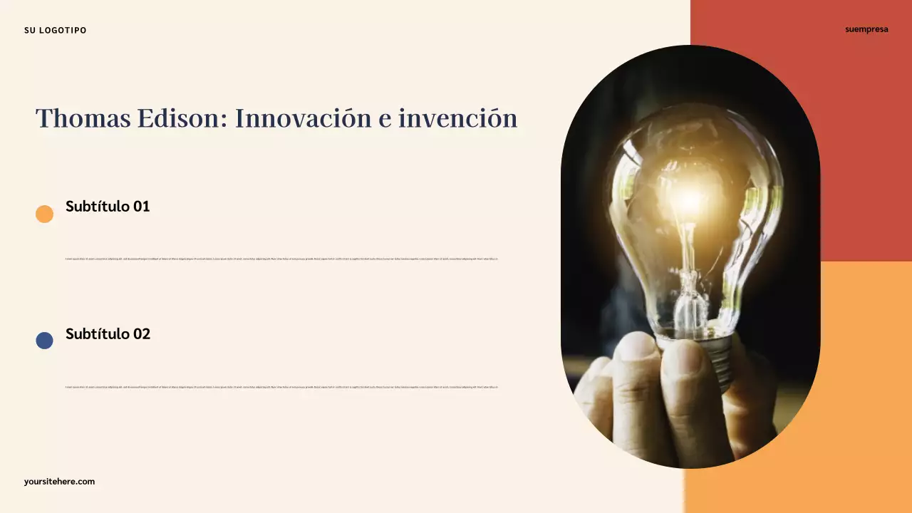 Presentación ilustrativa clásica de la historia de los estadounidenses famosos en azul