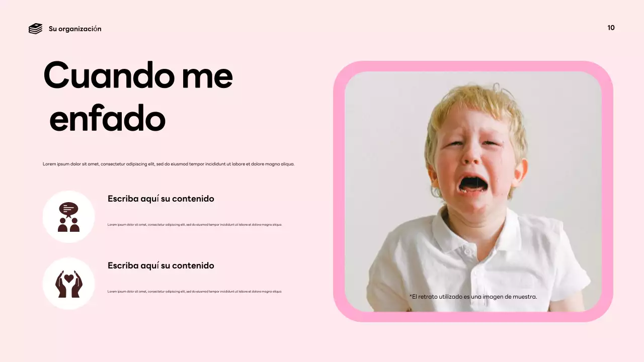 Presentación del anuncio "Emociones divertidas y coloridas"