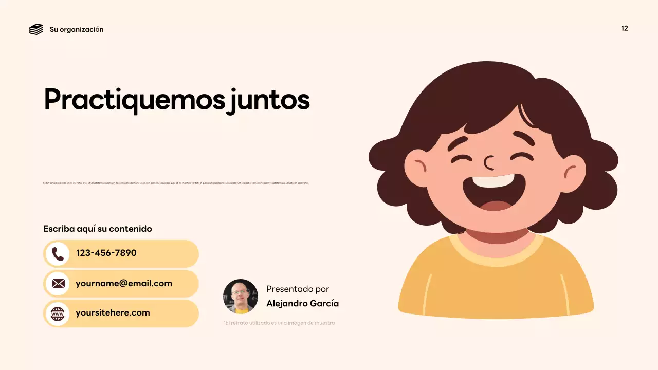 Presentación del anuncio "Emociones divertidas y coloridas"