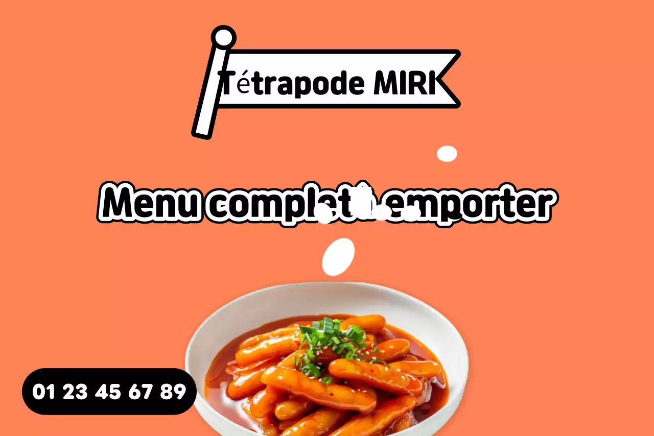 Livraison de nourriture propre Orange