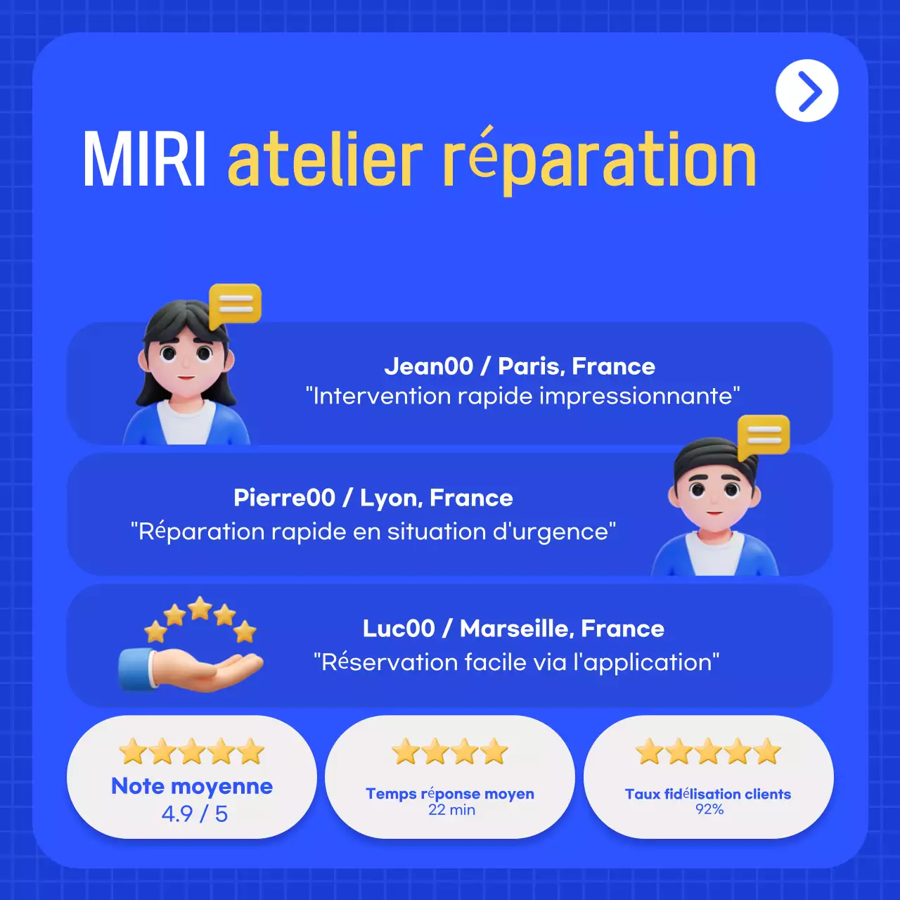 Publicité pour une voiture bleue moderne