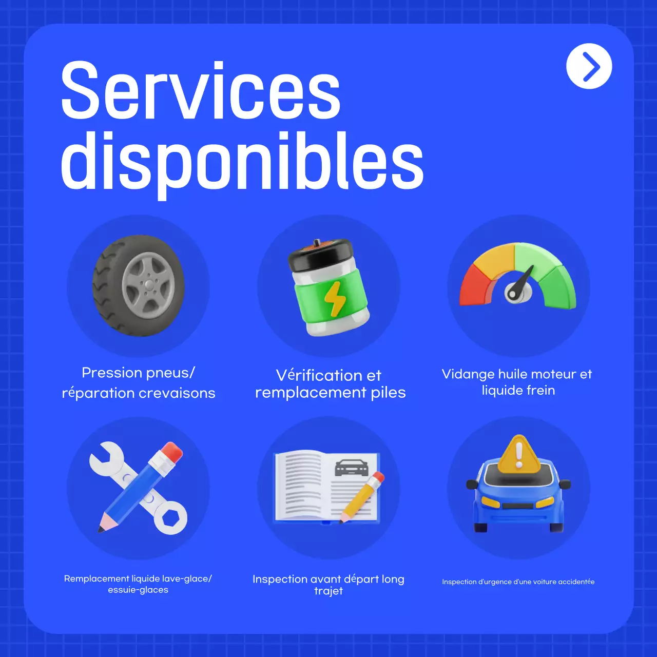 Publicité pour une voiture bleue moderne