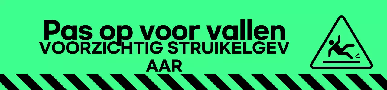 Groene Basis Slip Waarschuwingsgids