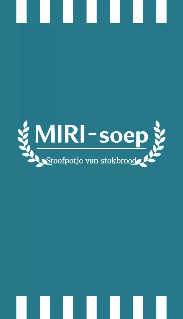 Promotie visitekaartje met eenvoudig restaurantrecept