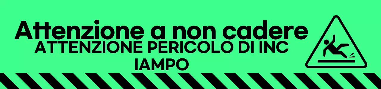 Guida di avvertenza per la base verde