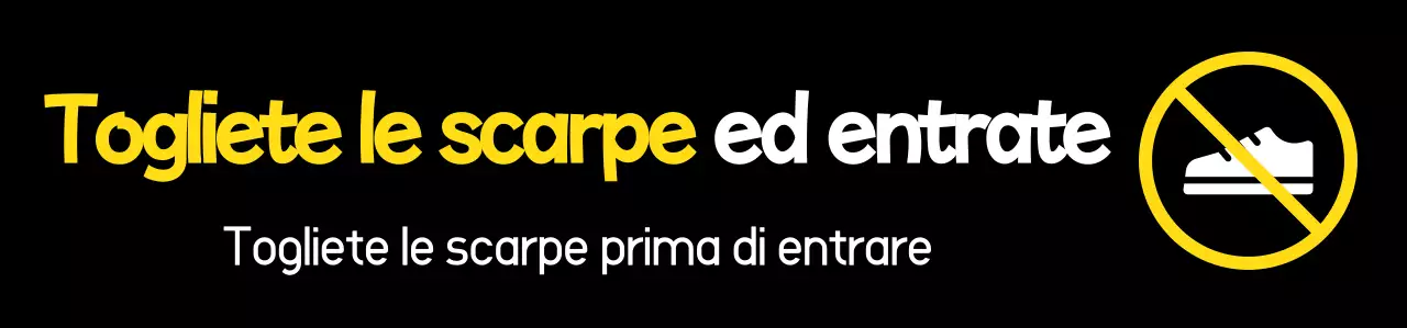 Testo guida semplice in nero