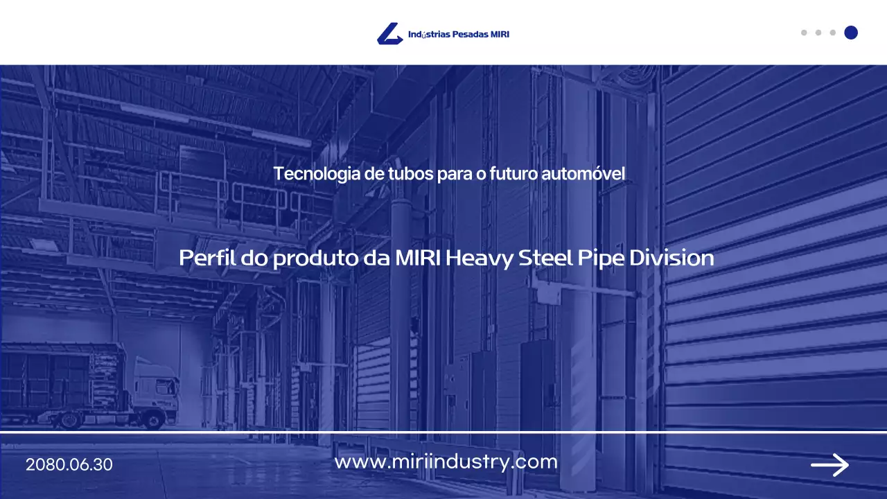 Apresentando produtos industriais modernos azuis