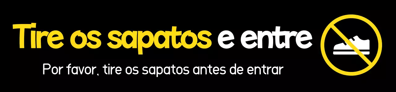 Texto de guia simples em preto