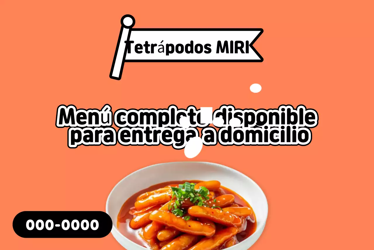 Entrega de comida limpia de Orange