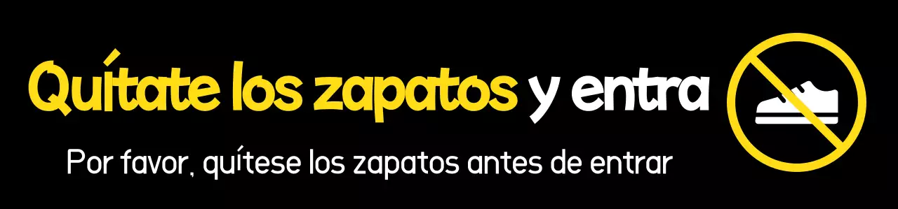 Texto guía simple en negro